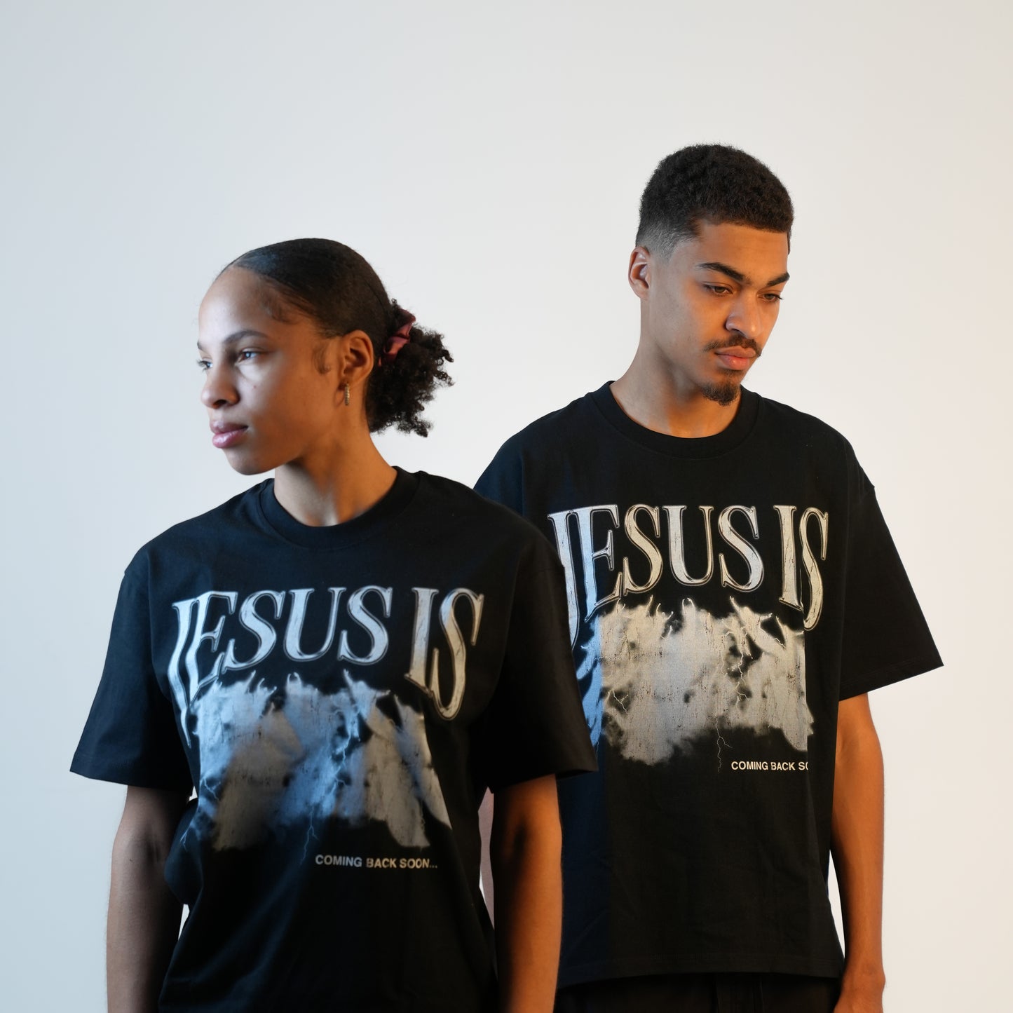 "Jesus Is Coming Back Soon" (Black T-Shirt)