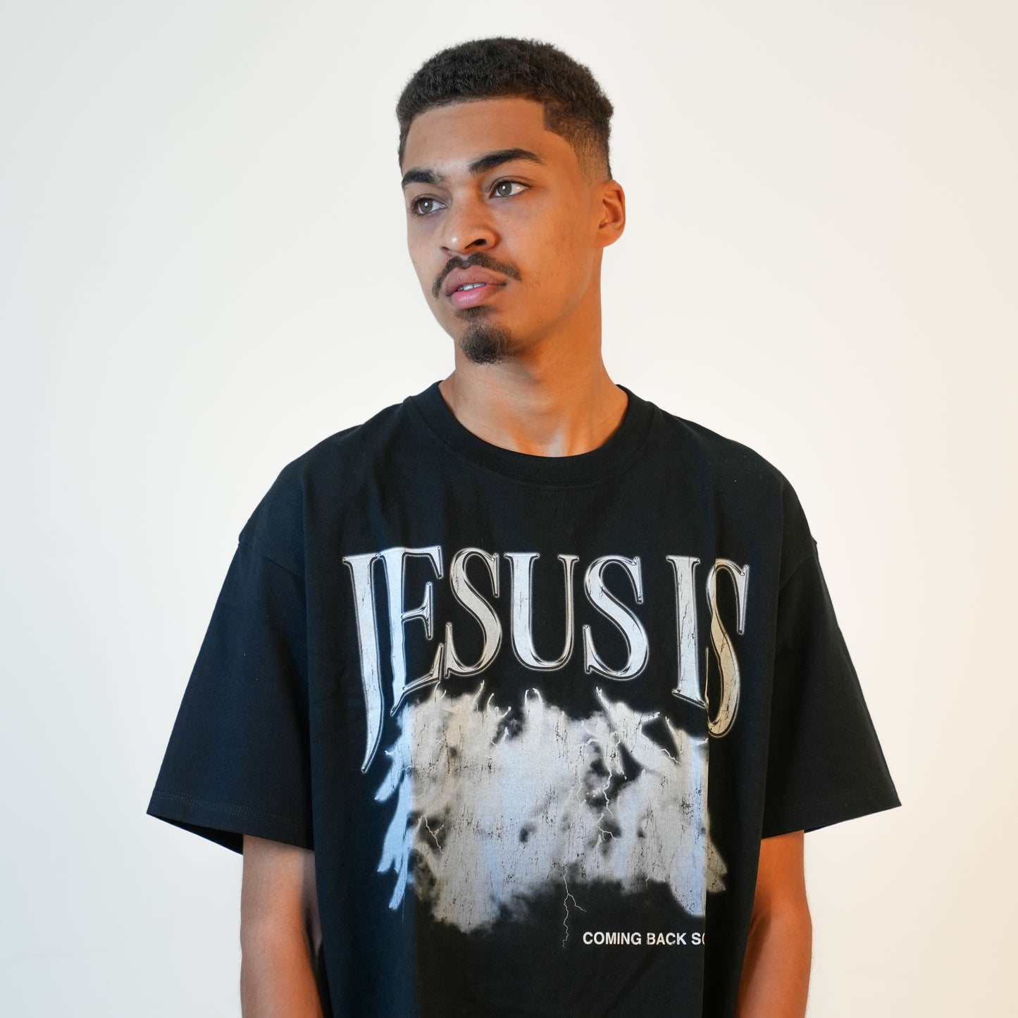 "Jesus Is Coming Back Soon" (Black T-Shirt)