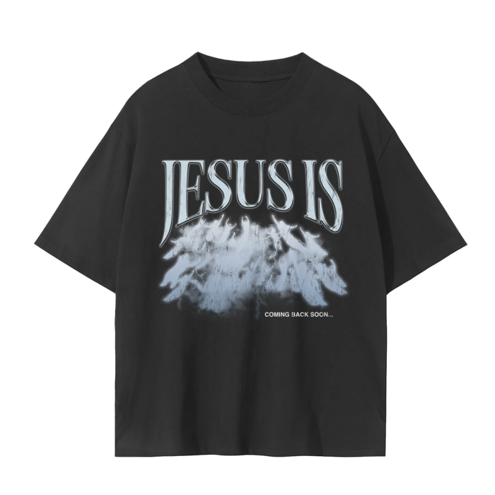 "Jesus Is Coming Back Soon" (Black T-Shirt)